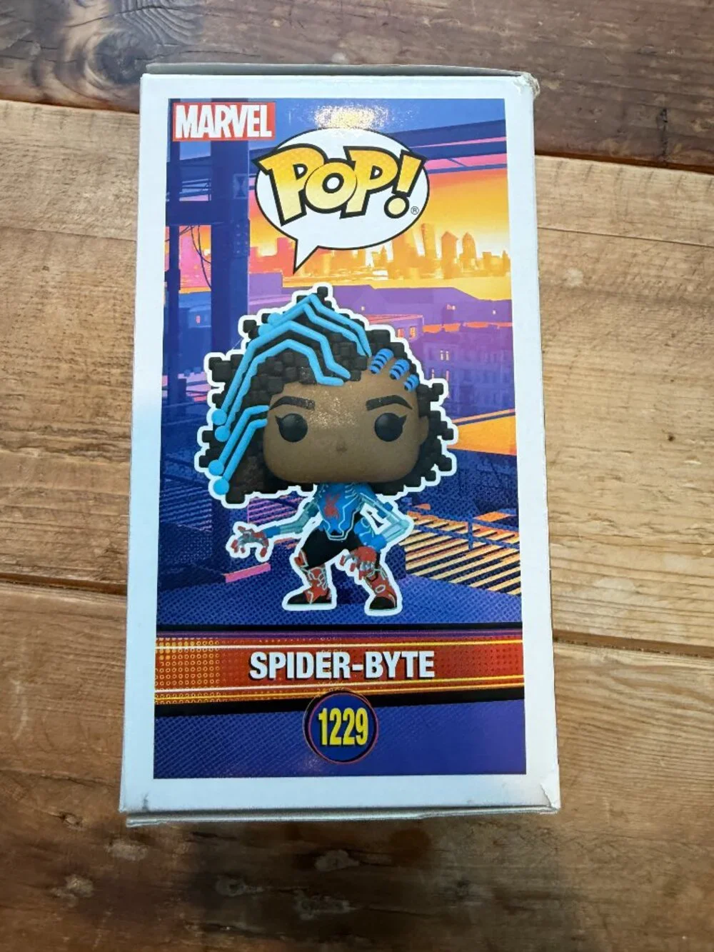 Funko Pop #1229 Spider‑Byte – Across the Spider‑Verse – Light Box Wear – Marvel
